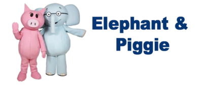 elephant and Piggie cosutmes