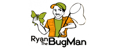 Ryan bug man holding butterfly