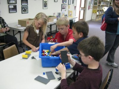 STEM learning activity with Legos